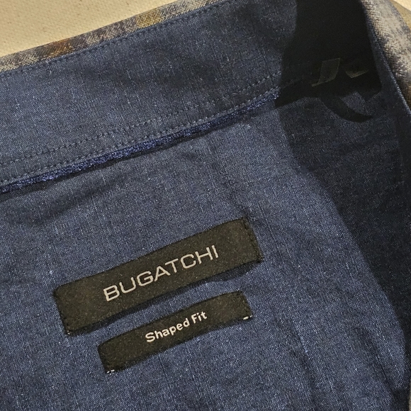 Bugatchi Shaped Fit Button Down XL - Picture 3 of 5